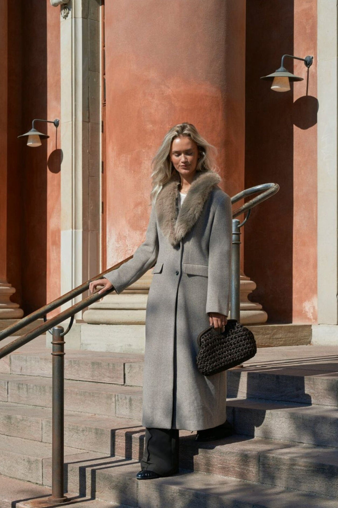 Neo Noir - Corina Herringbone Twill Coat 168545 - 976 - Beige Melange Jakker 