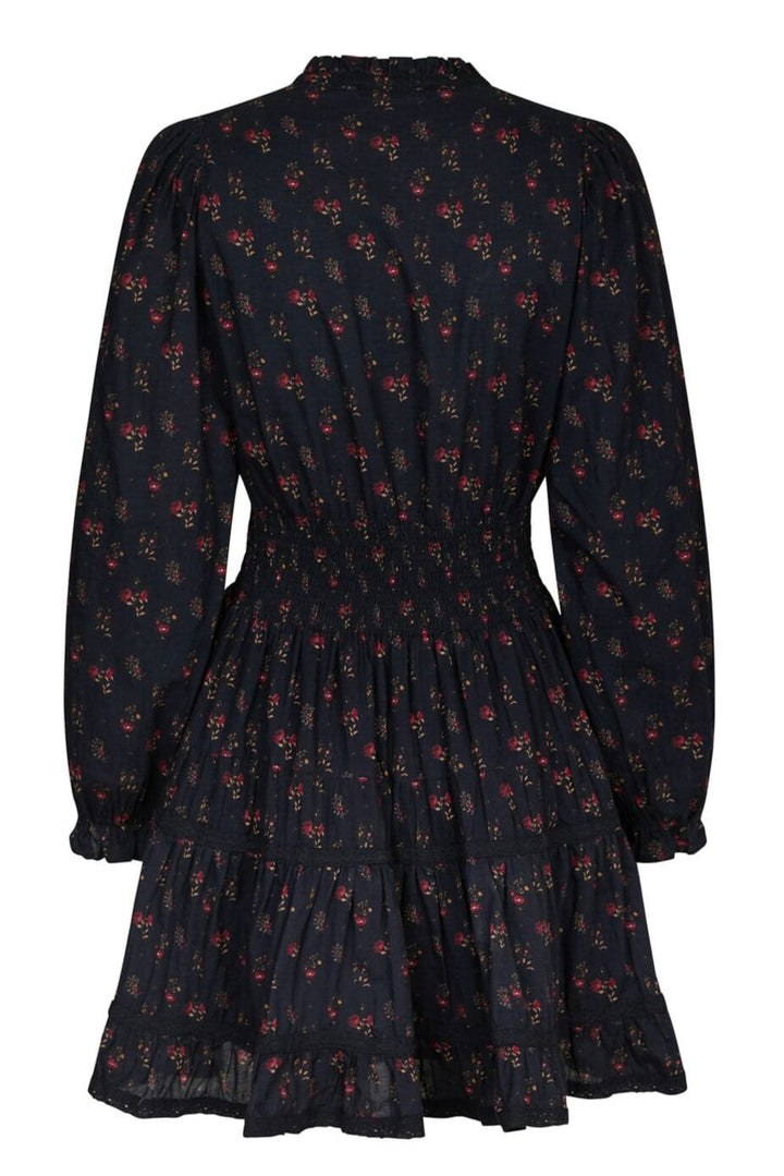 Neo Noir - Cornell Fine Print Dress 166552 - 702 - Dark Navy