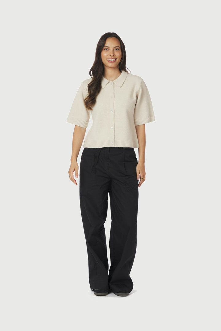 Neo Noir - Cunna Knit Blouse 166251 - 124 - Ivory
