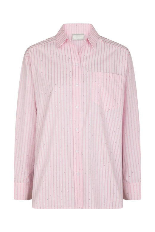Neo Noir - Dalma Soft Stripe Stone Shirt 166553 - 170 - Pink