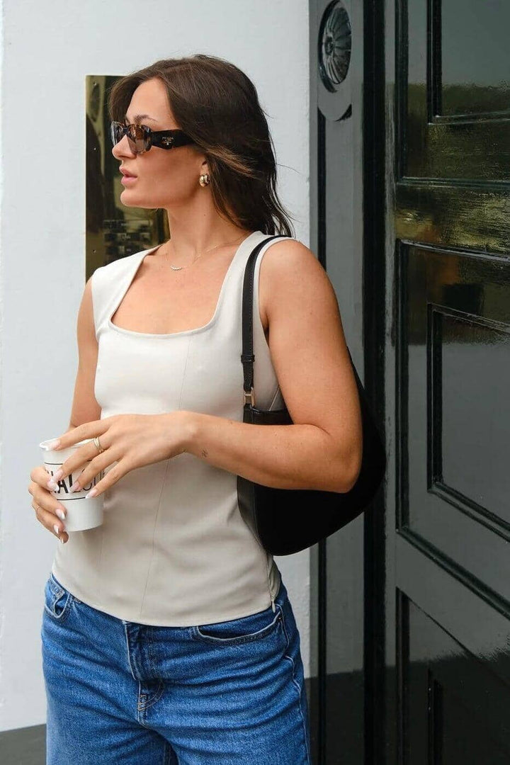 Forudbestilling - Neo Noir - Dilara Top 165725 - 213 - Sand Toppe 