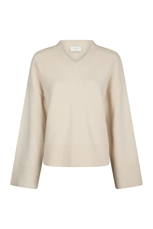 Neo Noir - Dova Knit Blouse 164912 - 124 - Ivory