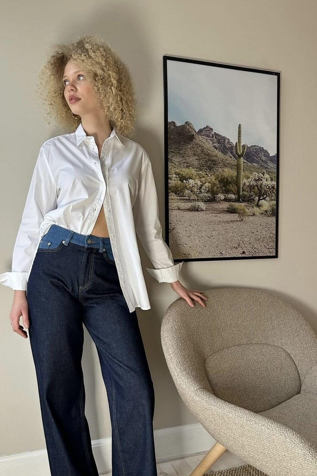 Neo Noir - Duran Contrast Pants - Dark Blue Bukser 