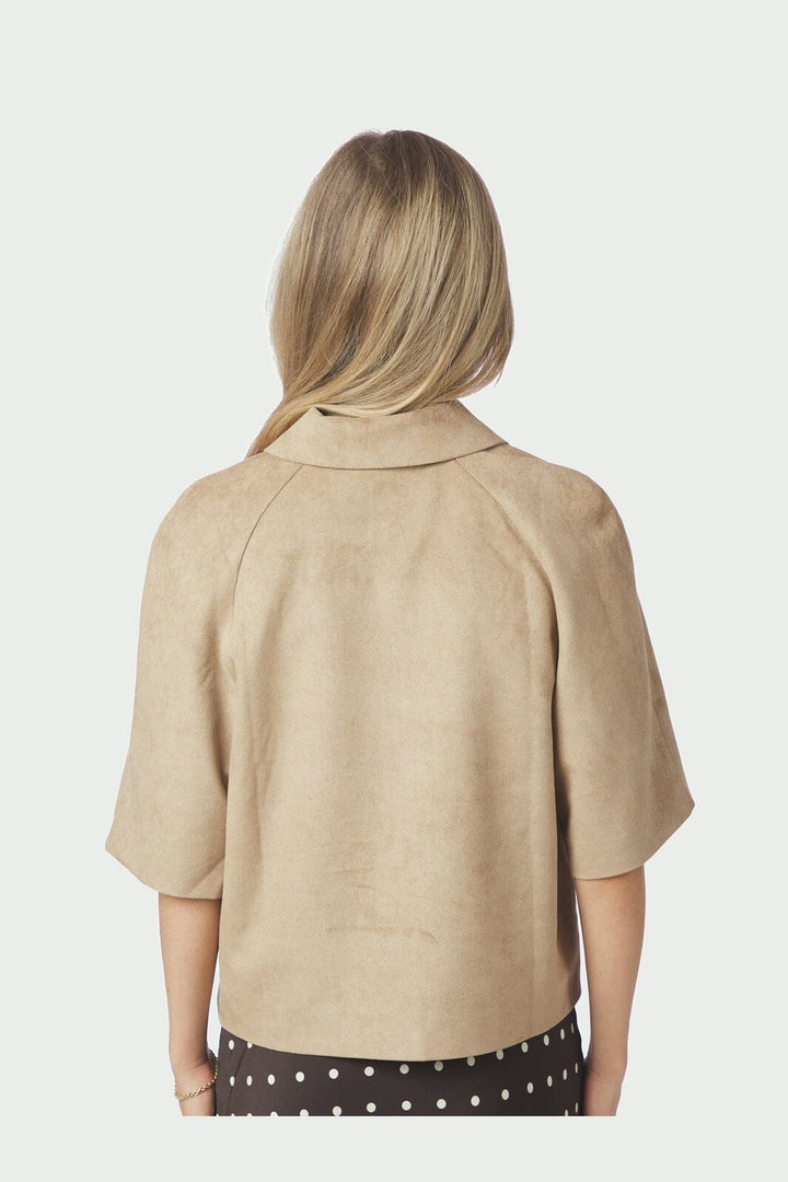 Neo Noir - Editta Faux Suede Jacket 168268 - 213 - Sand