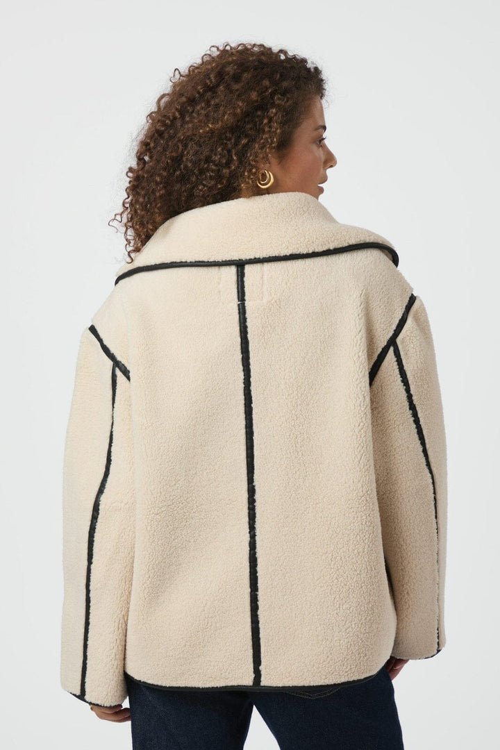 Neo Noir - Edmund Teddy Jacket 164851 - 124 - Ivory
