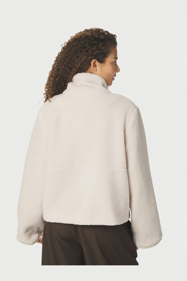 Neo Noir - Effa Teddy Jacket 164602 - 436 - Ivory/Ivory