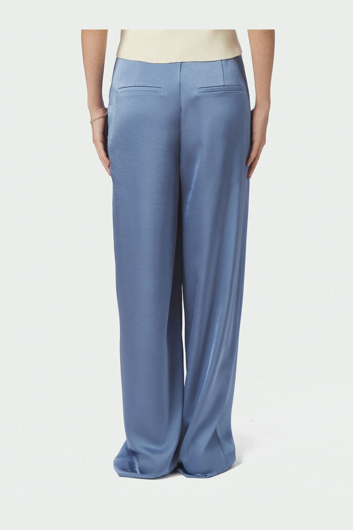 Neo Noir - Emmett Heavy Sateen Pants 164136 - 407 - Smoke Blue