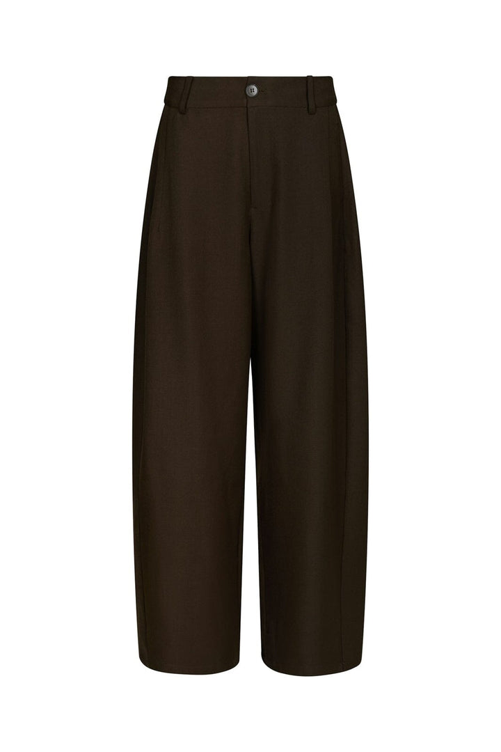 Neo Noir - Essiall Structure Pants 168522 - 676 - Dark Brown