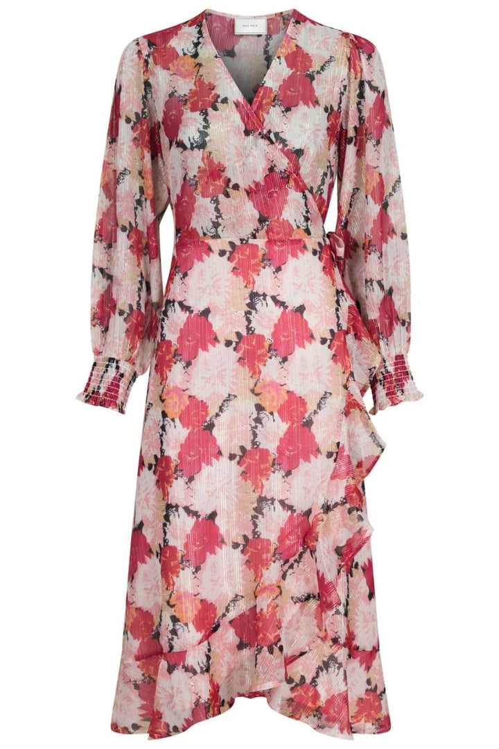 Neo Noir - Eva Maxi Flower Dress - Pink Kjoler 
