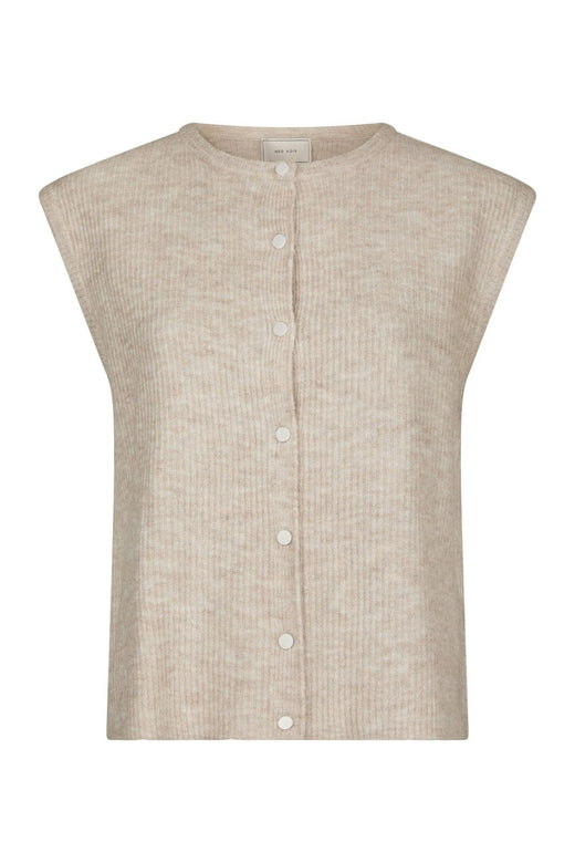 Neo Noir - Everest Knit Vest 164870 - 119 - Sand Melange