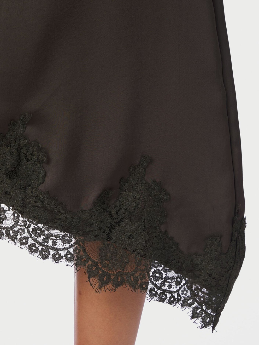 Neo Noir - Fiora Lace Skirt 167417 - 676 - Dark Brown Nederdele 