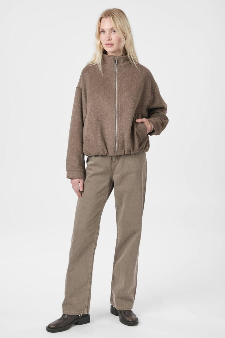 Neo Noir - Florine Wool Bomber Jacket 166100 - 928 - Light Brown