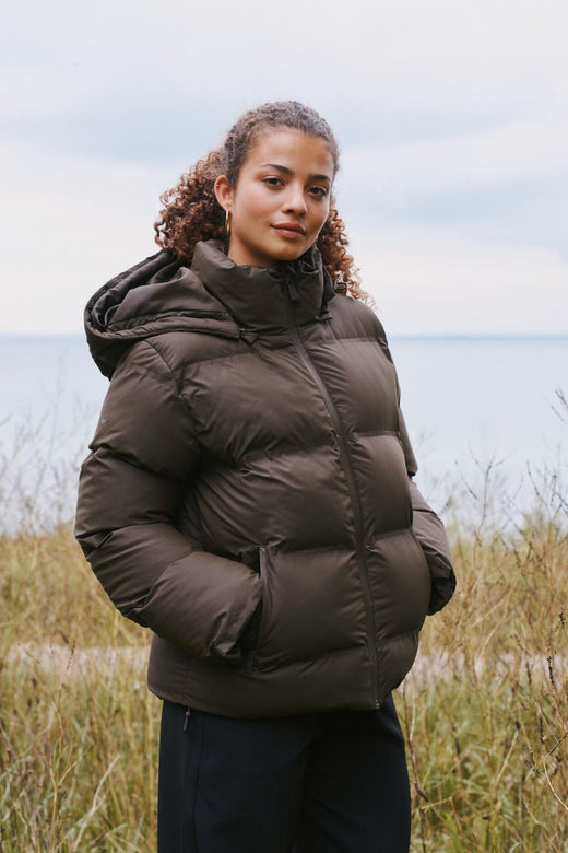 Neo Noir - Fox C Puffer Jacket 158082 - 676 - Dark Brown Jakker 