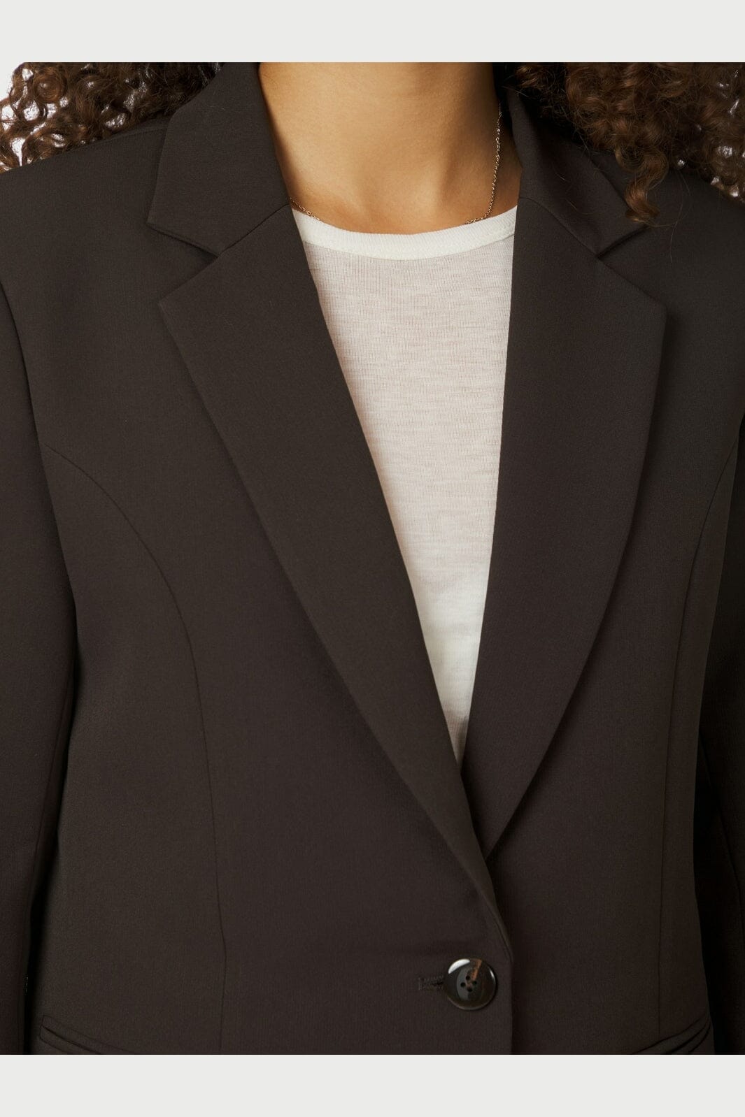 Neo Noir - Francine Suit Blazer 166616 - 676 - Dark Brown