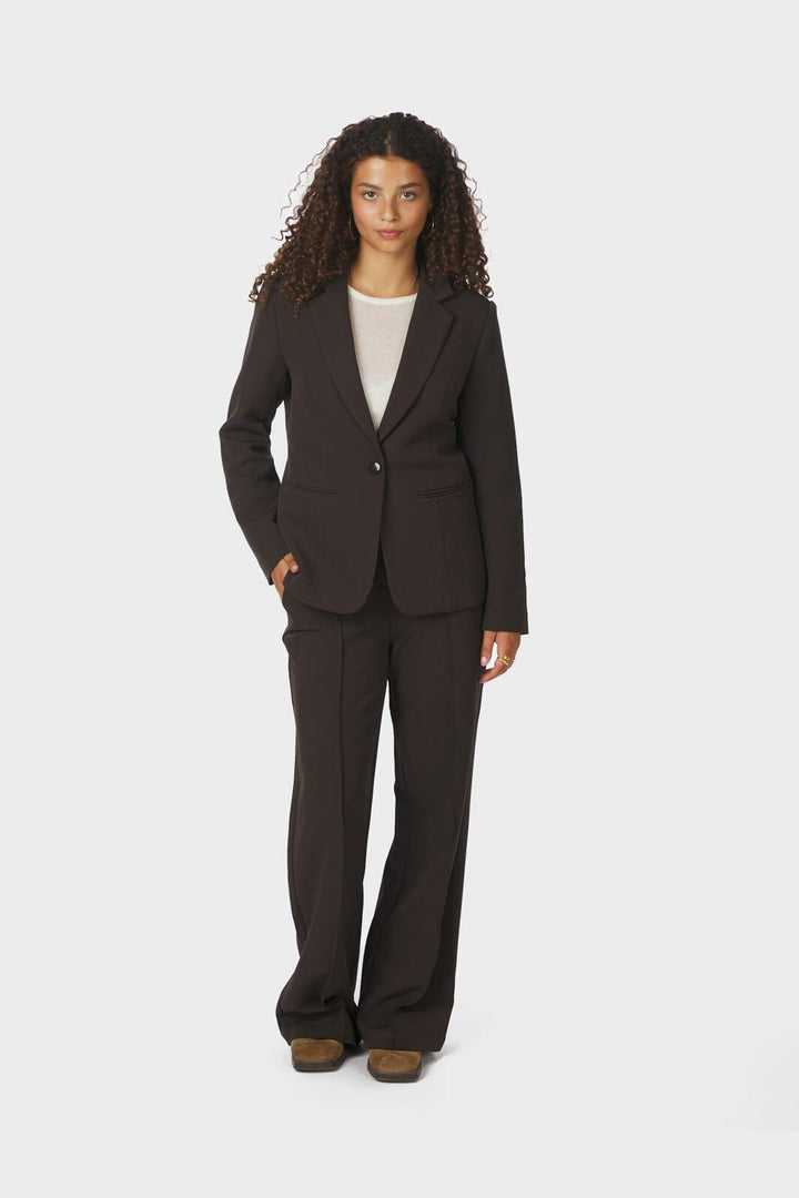 Neo Noir - Francine Suit Blazer 166616 - 676 - Dark Brown