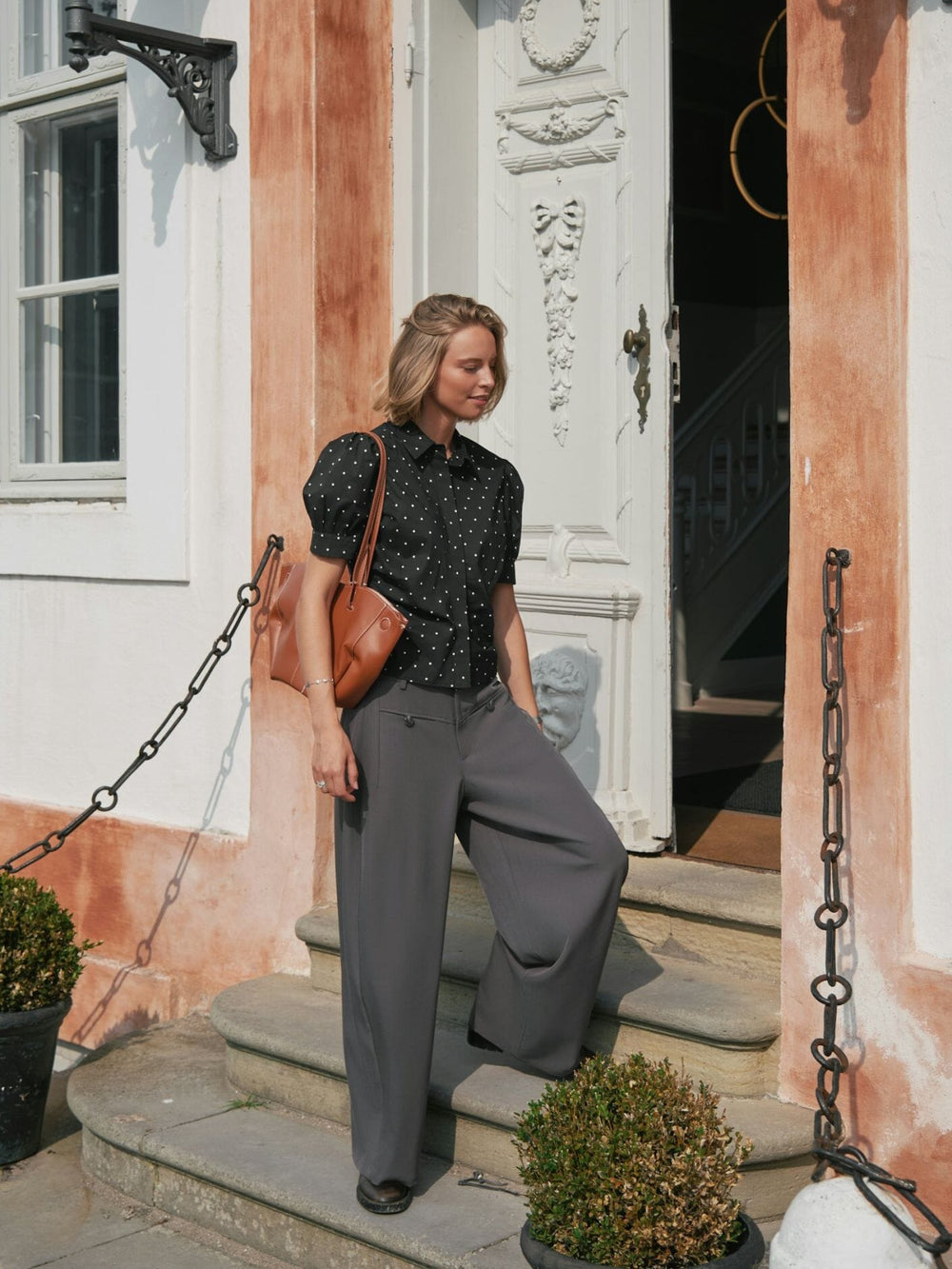 Neo Noir - Frannie Dot Shirt 166006 - 100 - Black Skjorter 