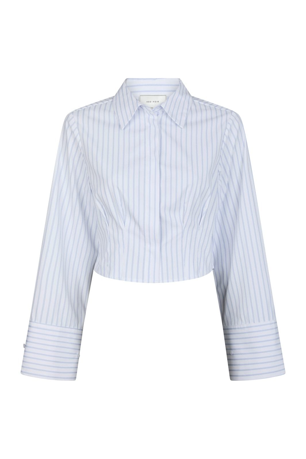 Neo Noir - Frost Slim Stripe Shirt 164945 - 120 - White