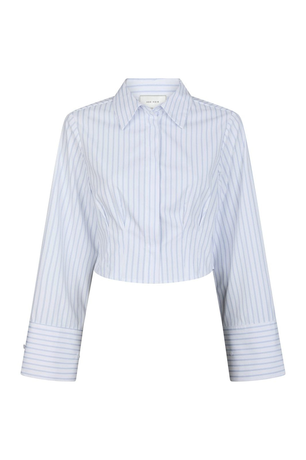 Neo Noir - Frost Slim Stripe Shirt 164945 - 120 - White