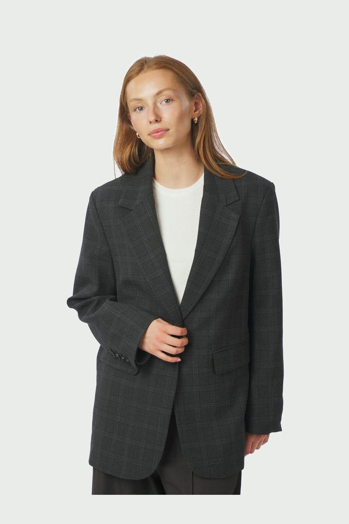 Neo Noir - Gaby Check Blazer 166932 - 132 - Antracit