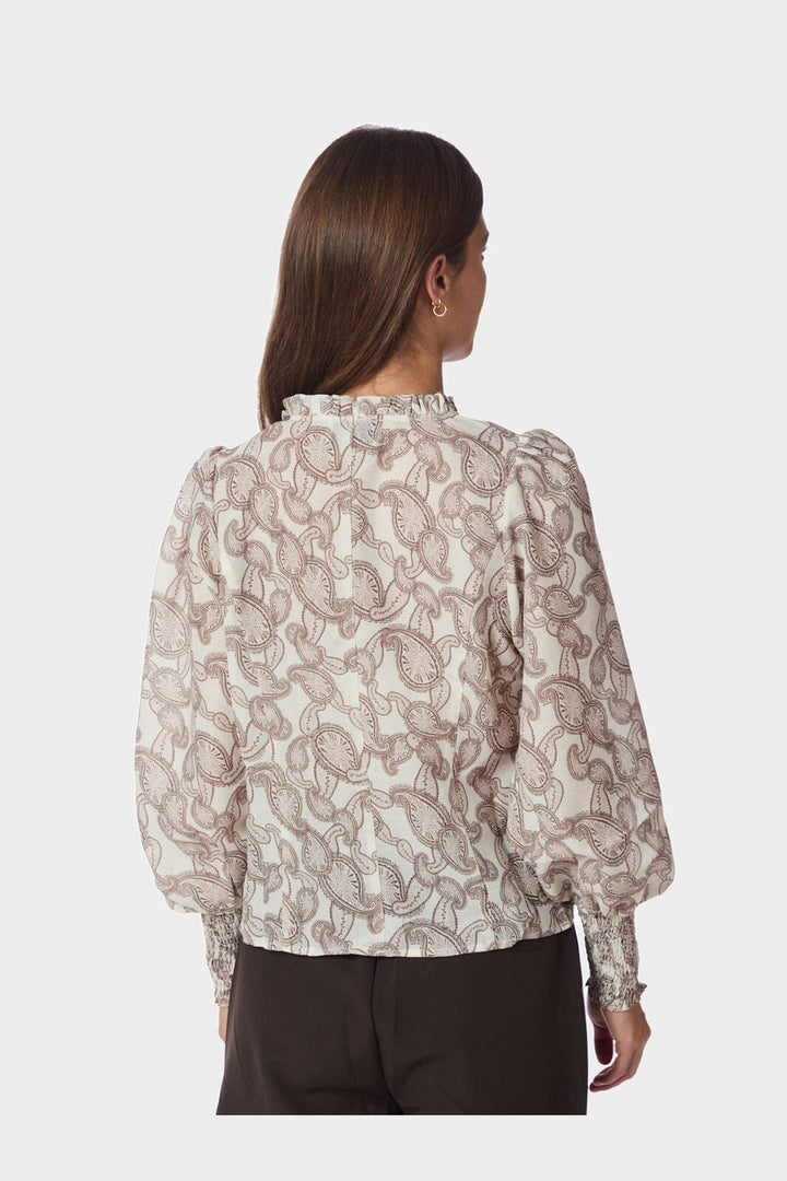Neo Noir - Gilda Soft Paisley Blouse 167647 - 122 - Creme