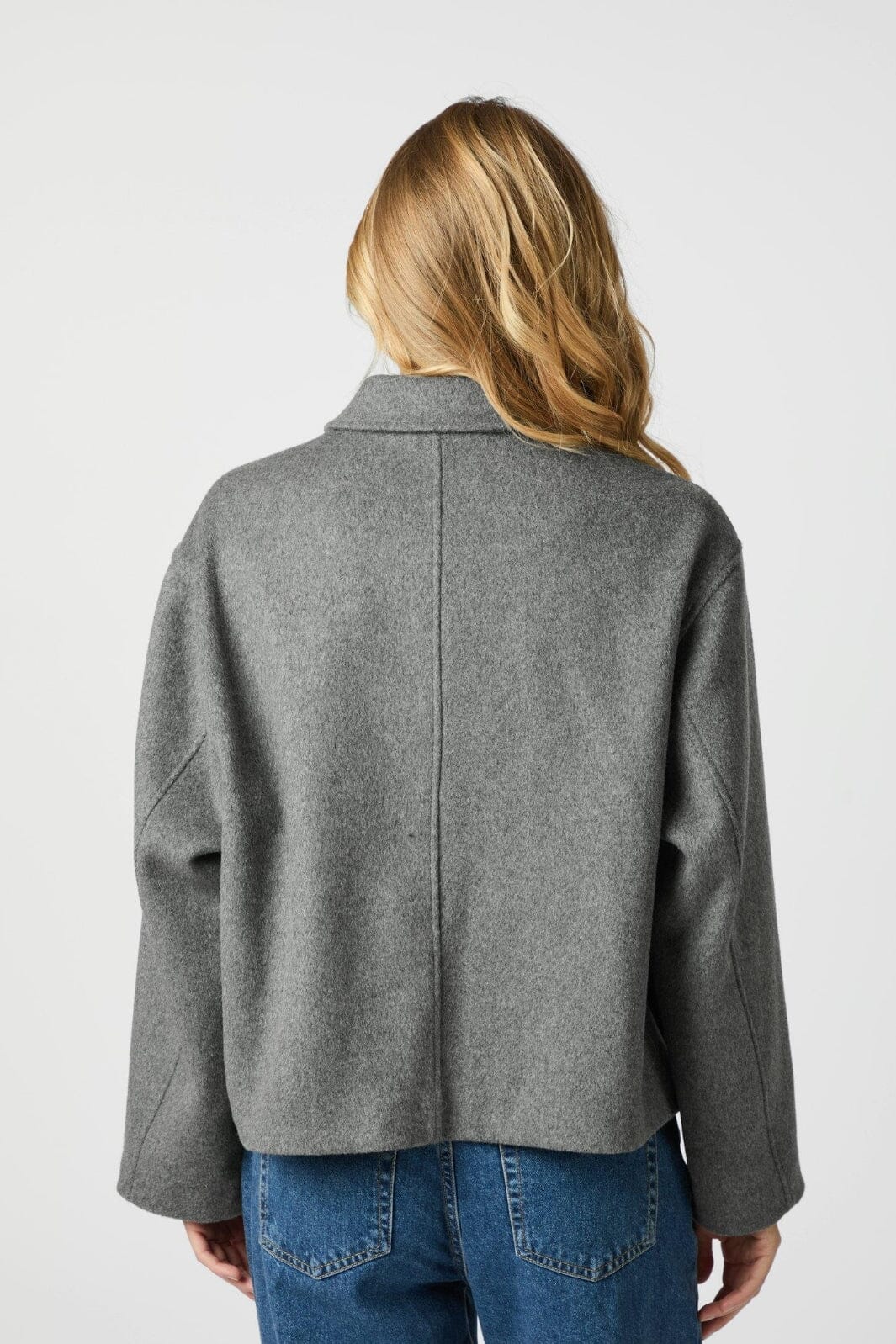 Neo Noir - Hamra Wool Jacket 162076 - 133 - Grey Melange
