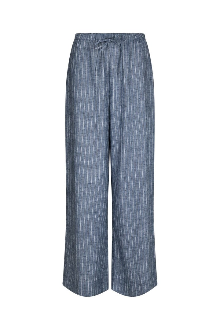 Neo Noir - Heifa Emb Stripe Pants 168372 - 140 - Blue