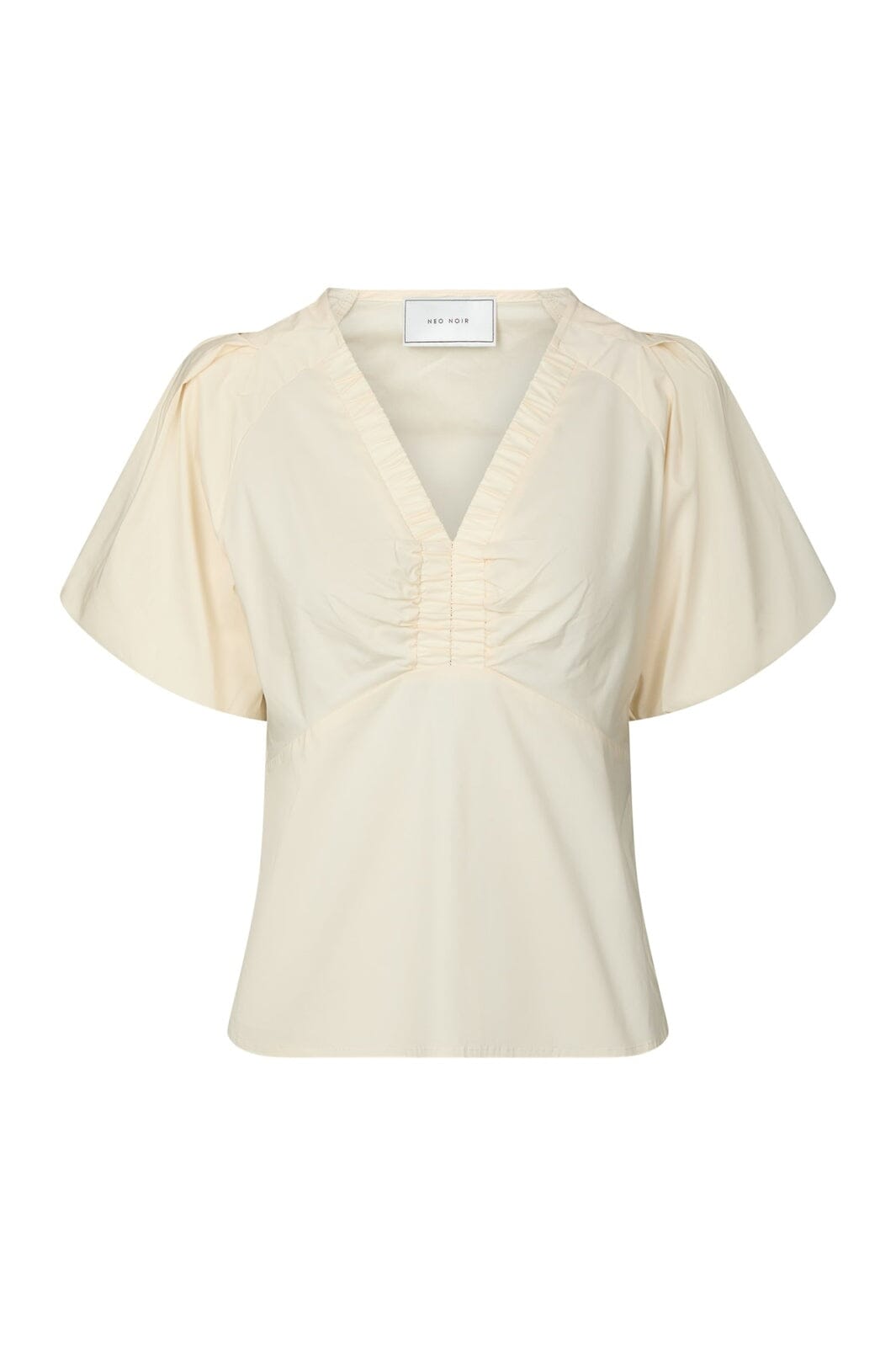 Neo Noir - Irina Poplin Blouse 162219 - 416 - Butter Yellow