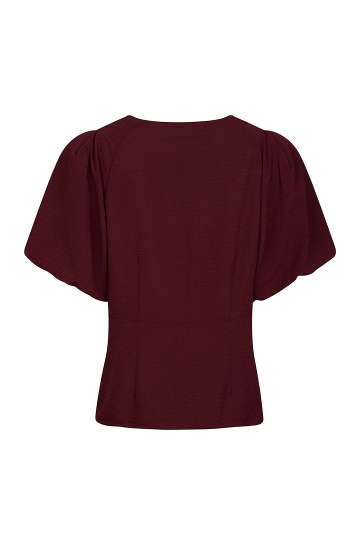 Neo Noir - Irina Structure Blouse 165910 - 682 - Wine