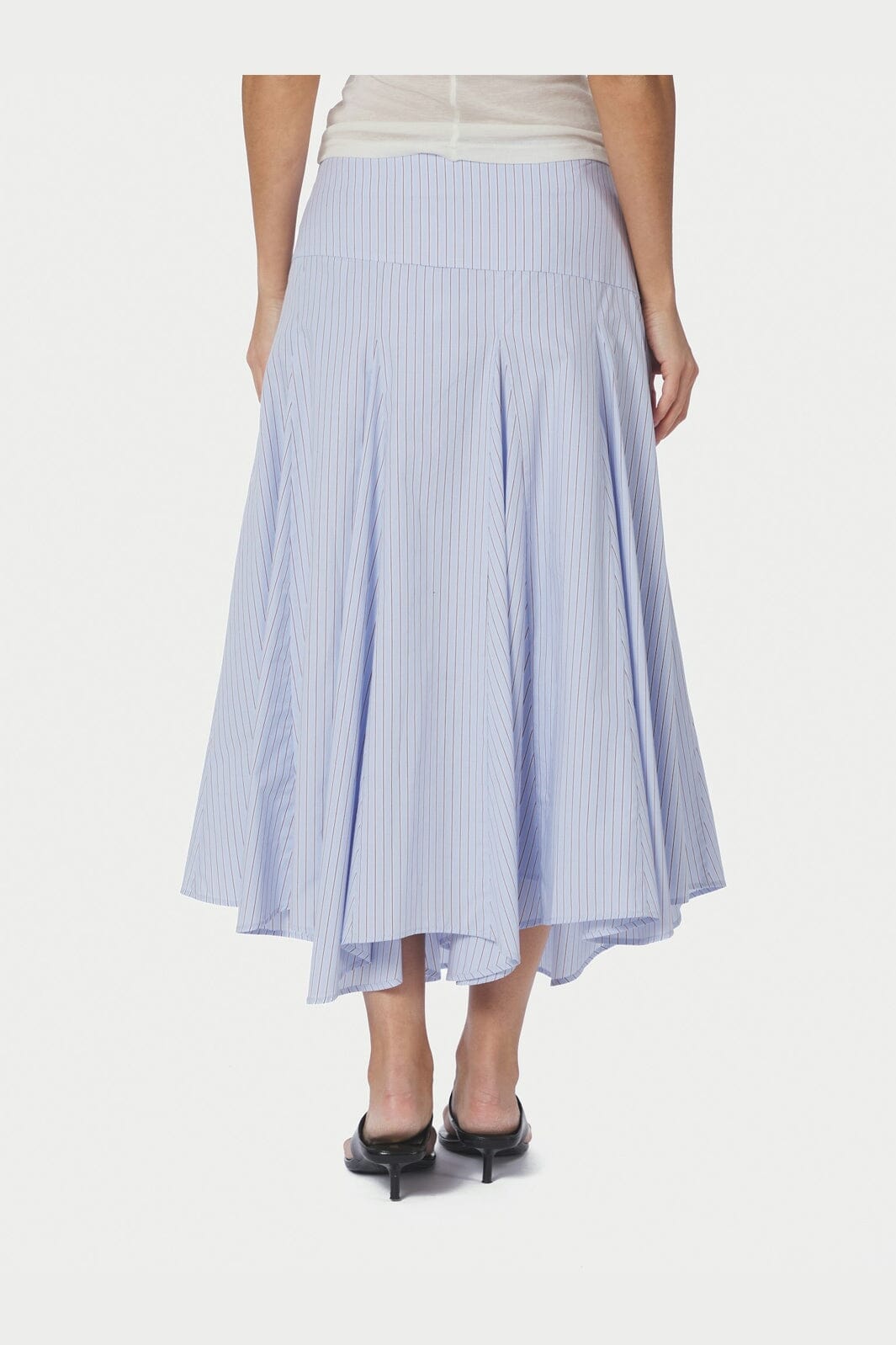 Neo Noir - Isabet Stripe Skirt 168596 - 375 - Blue Stripe