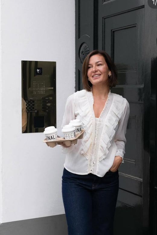 Neo Noir - Ivey Blouse 166659 - 122 - Creme Bluser 