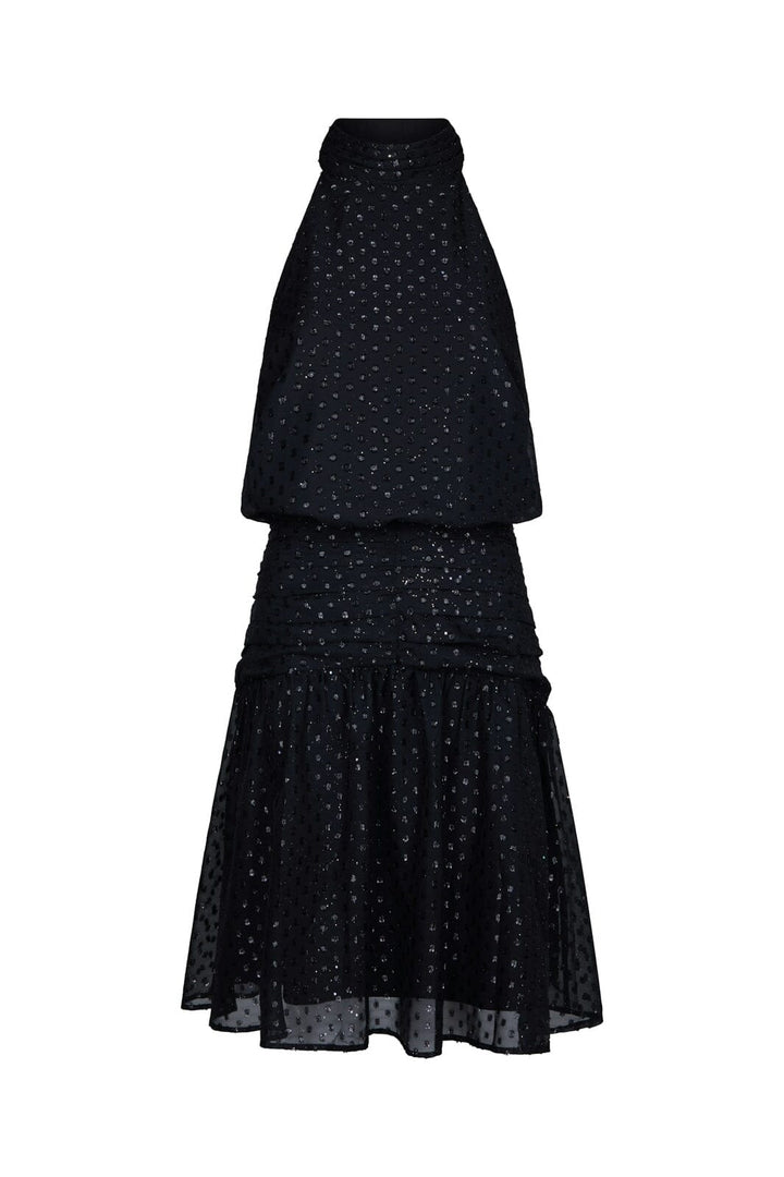 Neo Noir - Katerin Glitz Dot Dress 170867 - 100 - Black