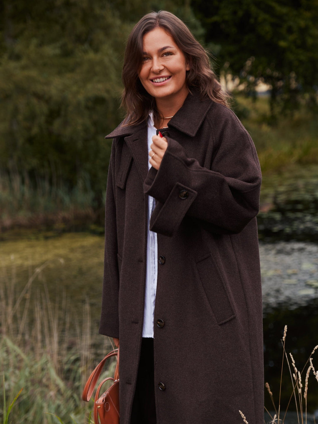 Neo Noir - Keaton Wool Coat 165499 - 584 - Chocolate Brown Jakker 