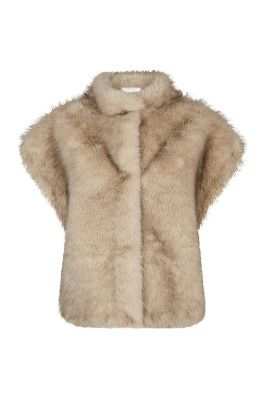 Neo Noir - Kevini Faux Fur Vest 164981 - 123 - Beige