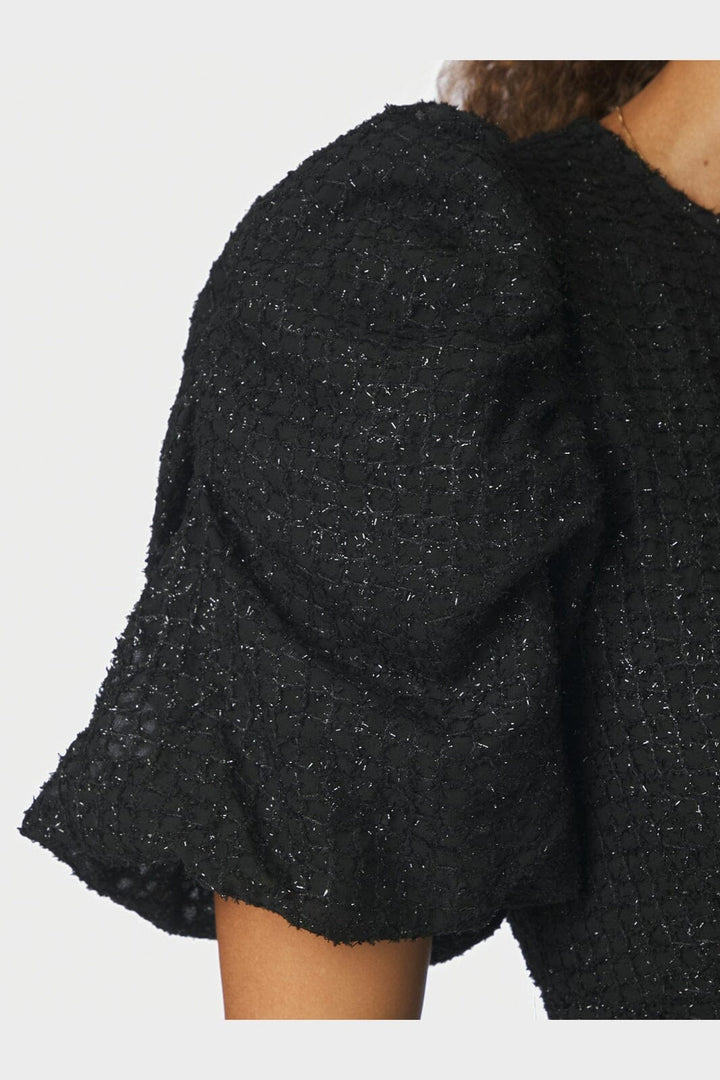 Neo Noir - Kikka Square Glitz Dress 171068 - 100 - Black
