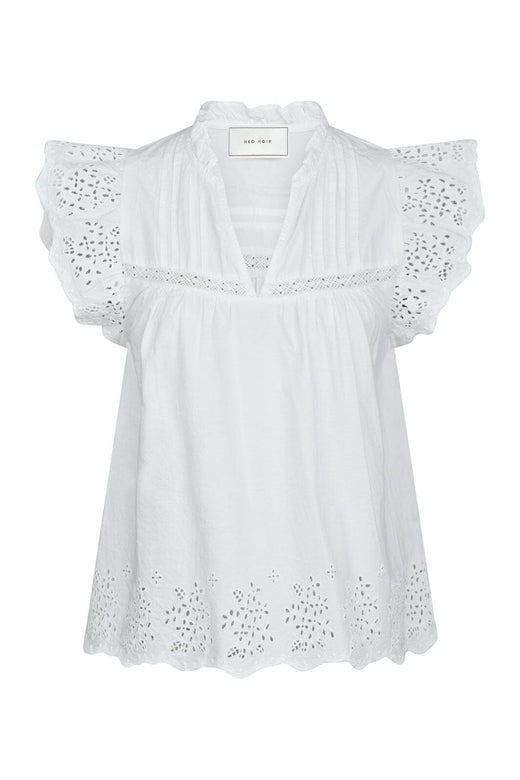 Neo Noir - Kyoti Embroidery Top 165109 - 120 - White