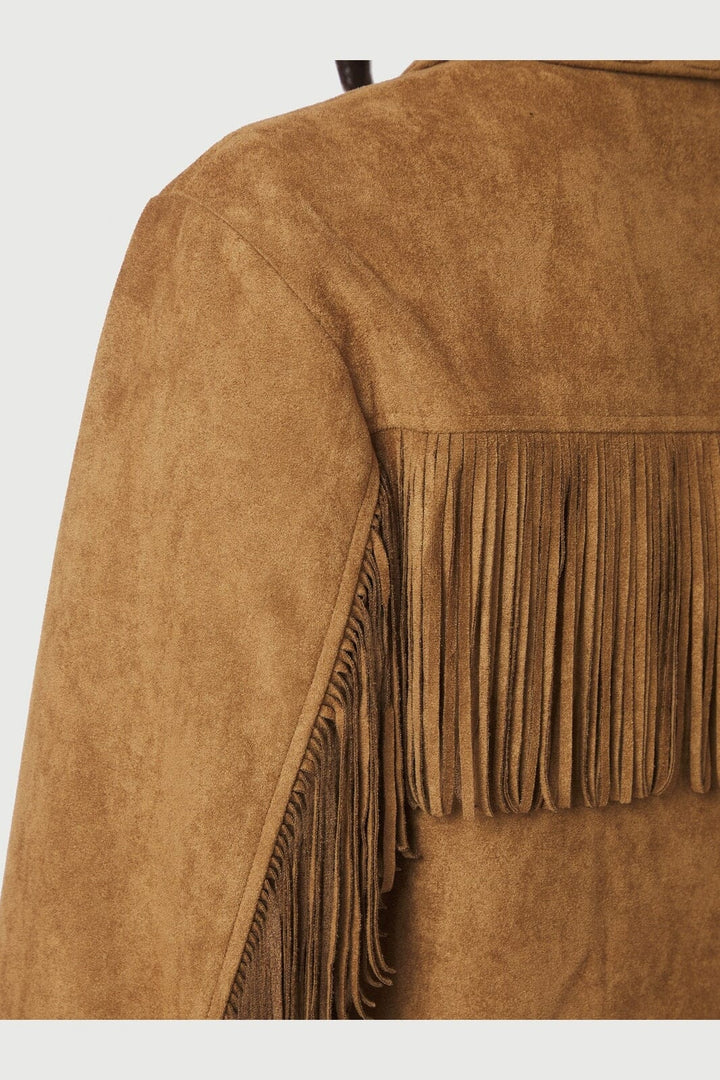 Neo Noir - Lauron Faux Suede Jacket 165915 - 604 - Cognac