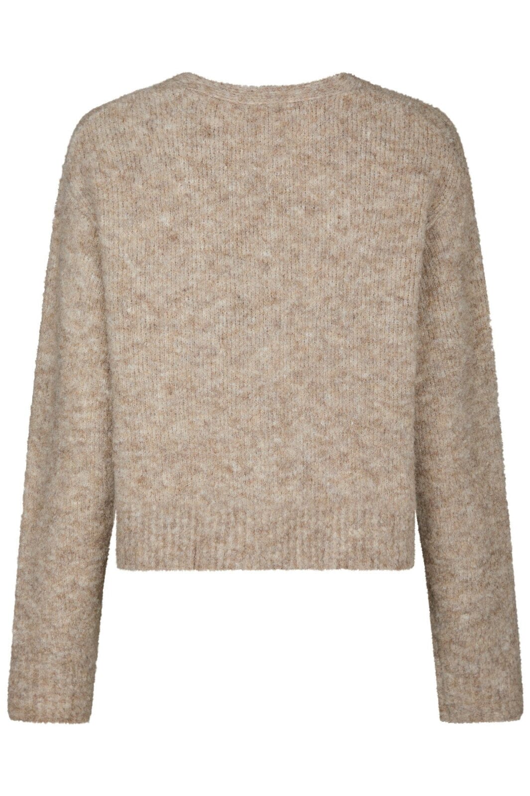 Neo Noir - Lavanda Boucle Knit Cardigan 164894 - 125 - Dark Sand