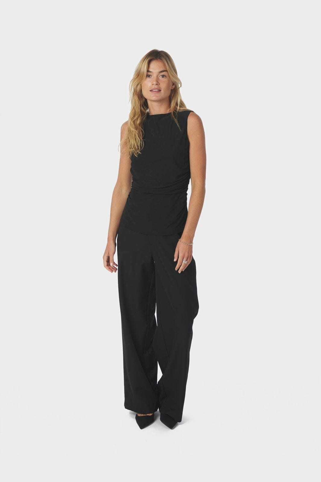 Neo Noir - Liblana Mesh Top 166340 - 100 - Black