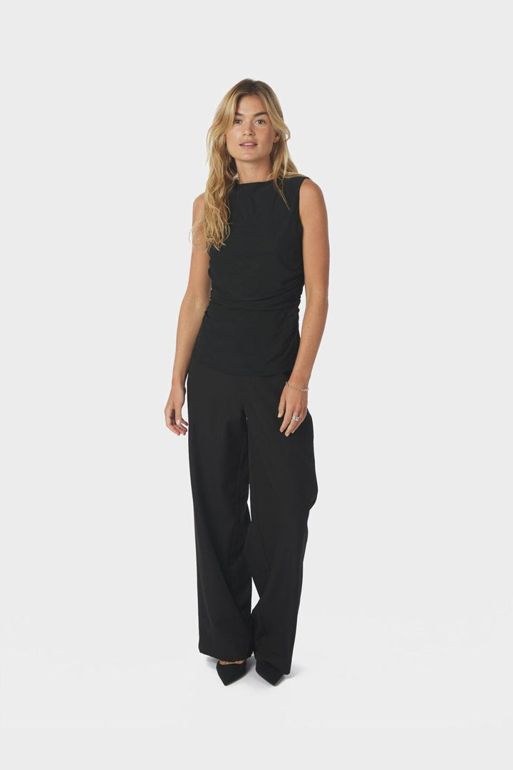 Neo Noir - Liblana Mesh Top 166340 - 100 - Black