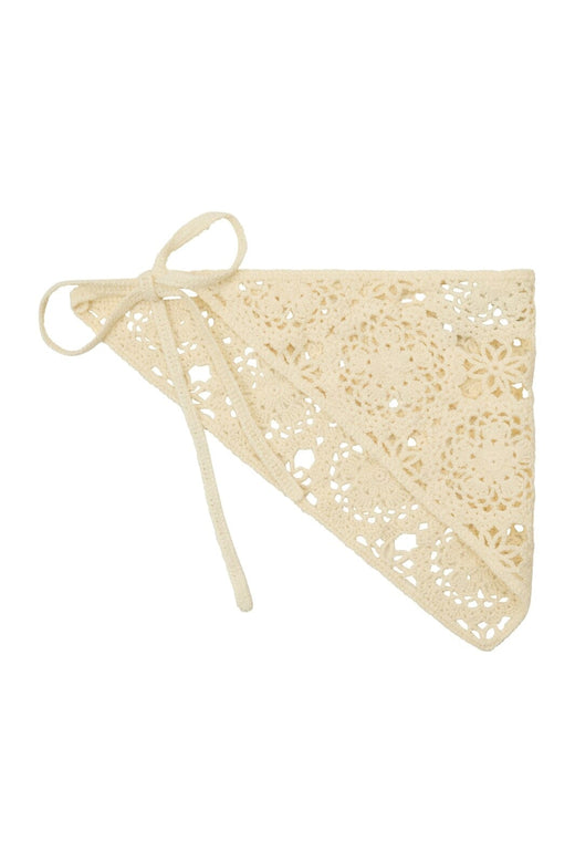 Neo Noir - Lizzie Crochet Scarf 167857 - 121 - Off White