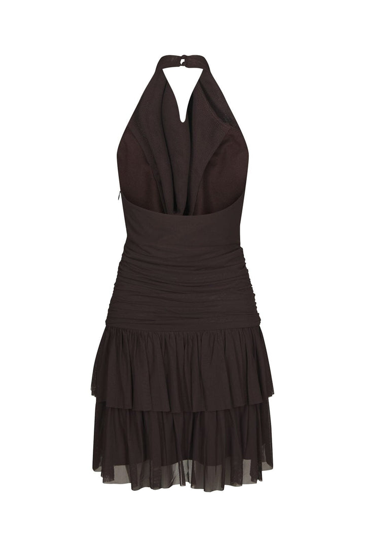Neo Noir - Lunaria Mesh Dress 170548 - 210 - Brown