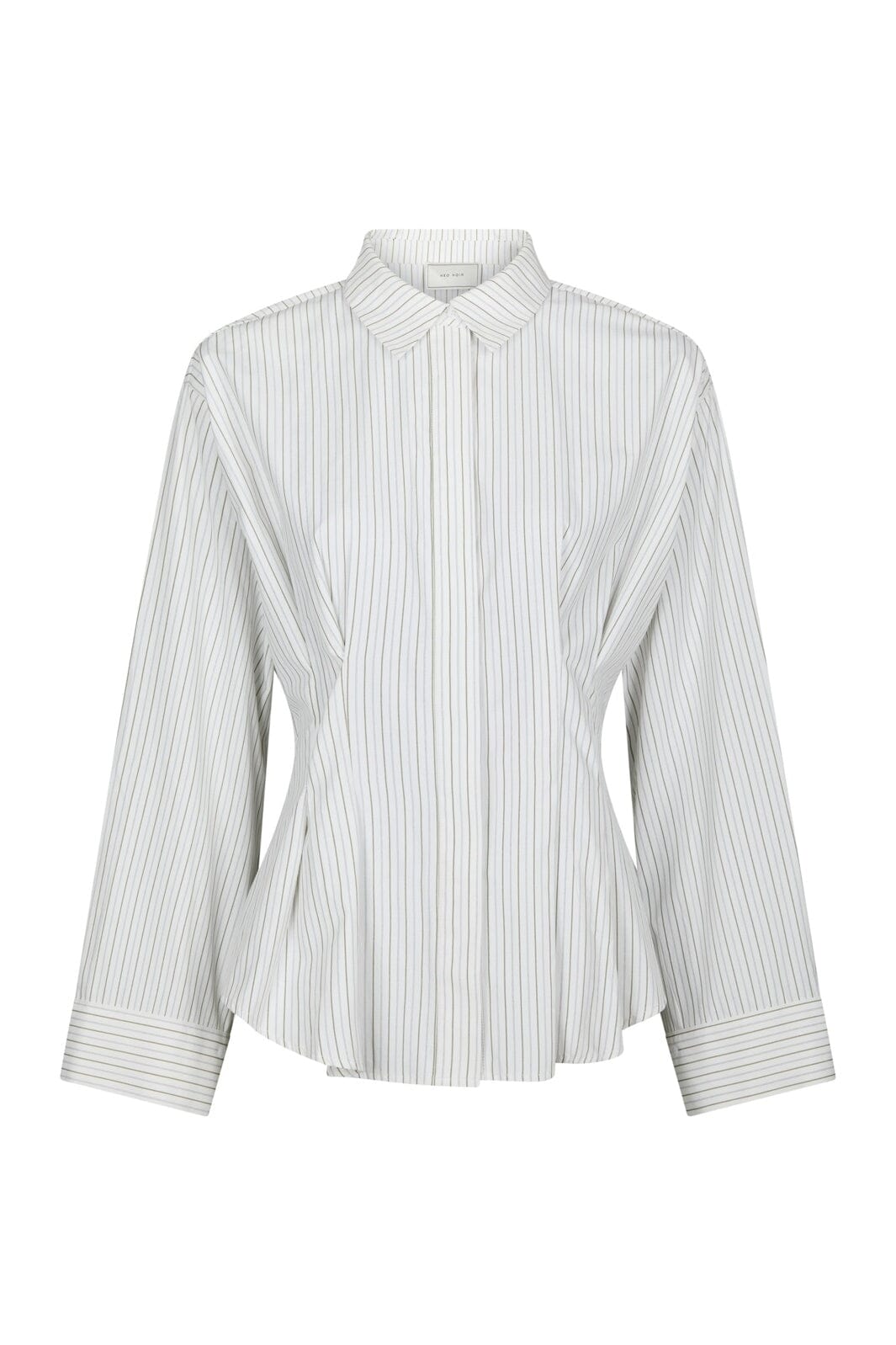 Neo Noir - Lytra Double Stripe Shirt 170120 - 667 - White Stripe