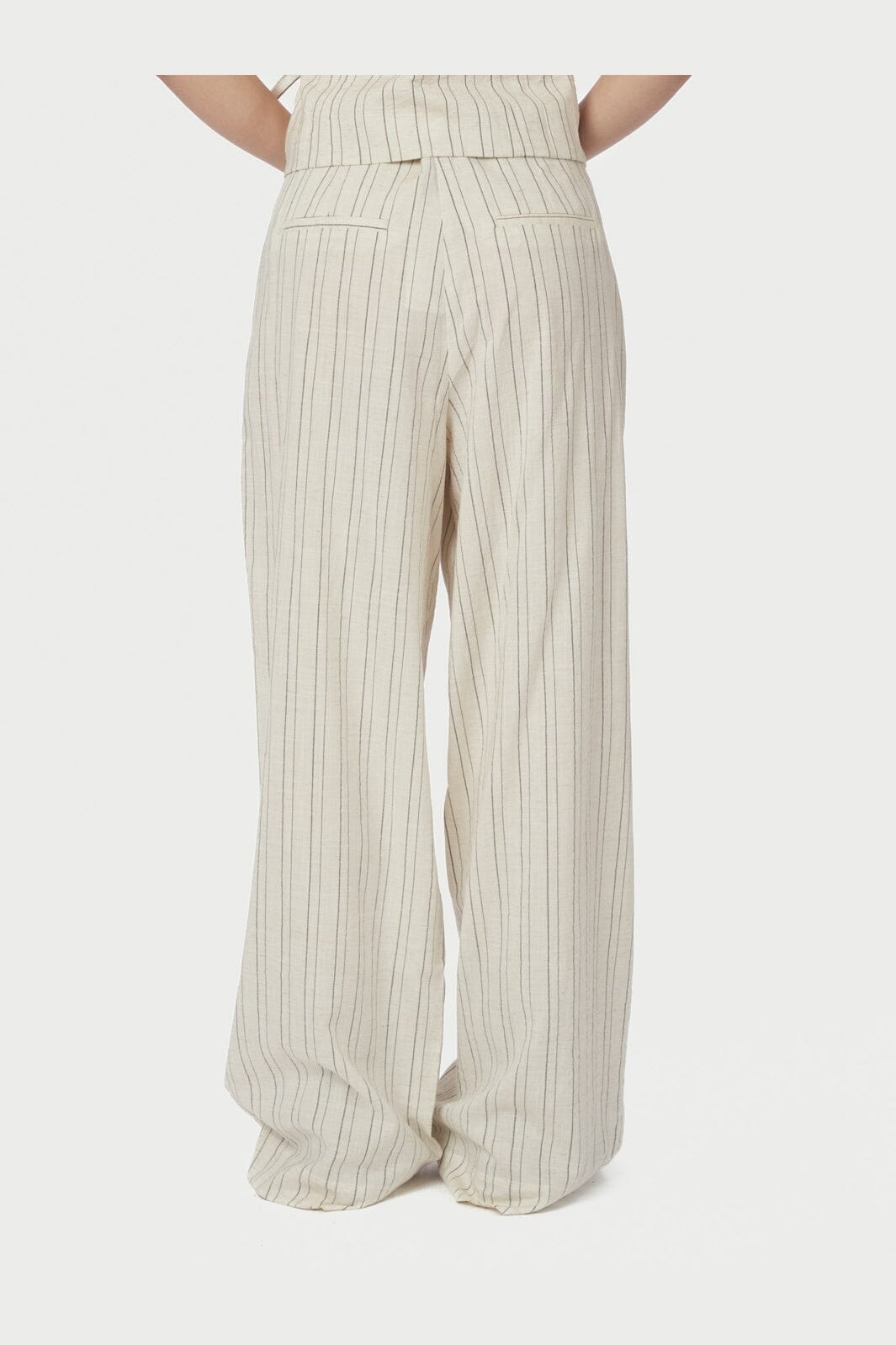 Neo Noir - Malba Stripe Pants 167887 - 815 - Natural