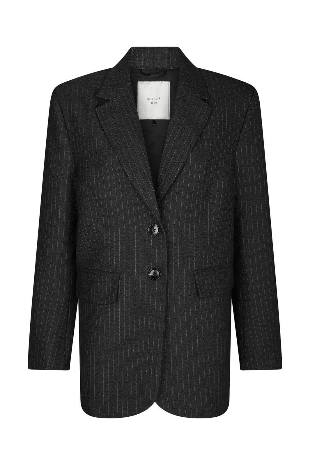 Neo Noir - Marielle Button Back Blazer 165664 - 132 - Antracit