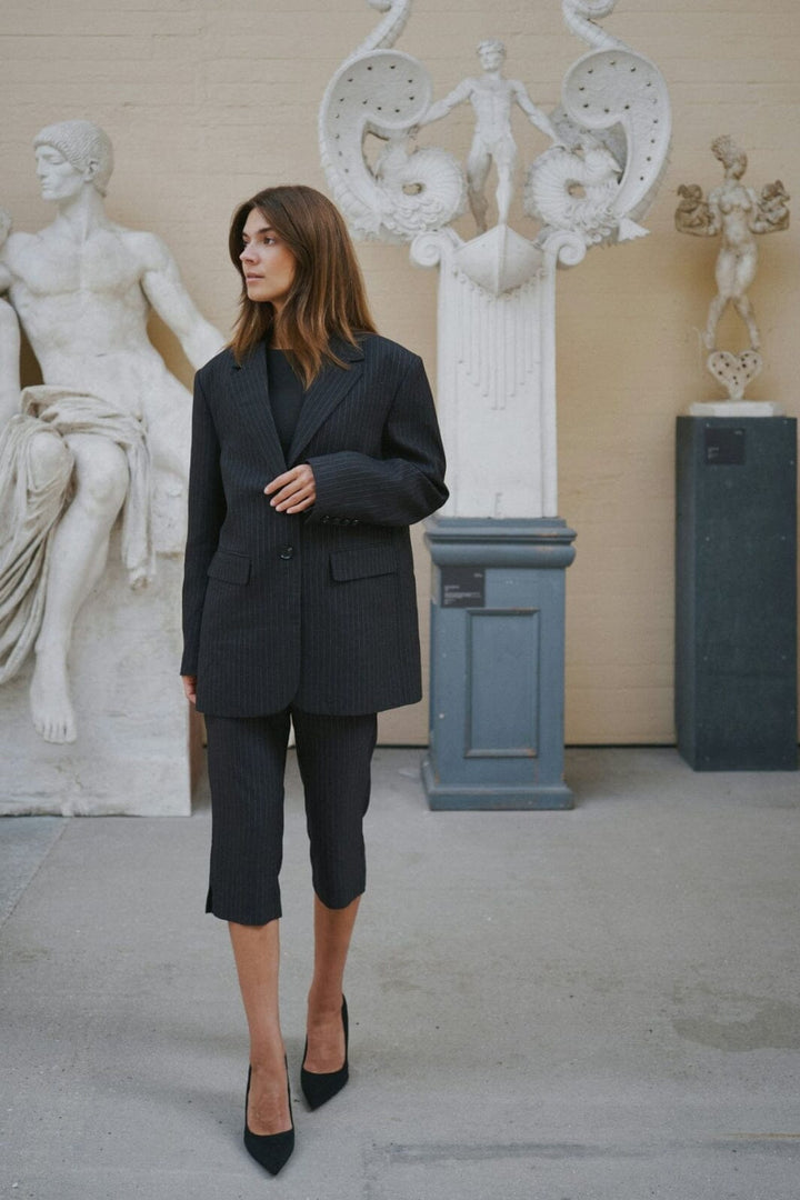 Neo Noir - Marielle Button Back Blazer 165664 - 132 - Antracit Blazere 