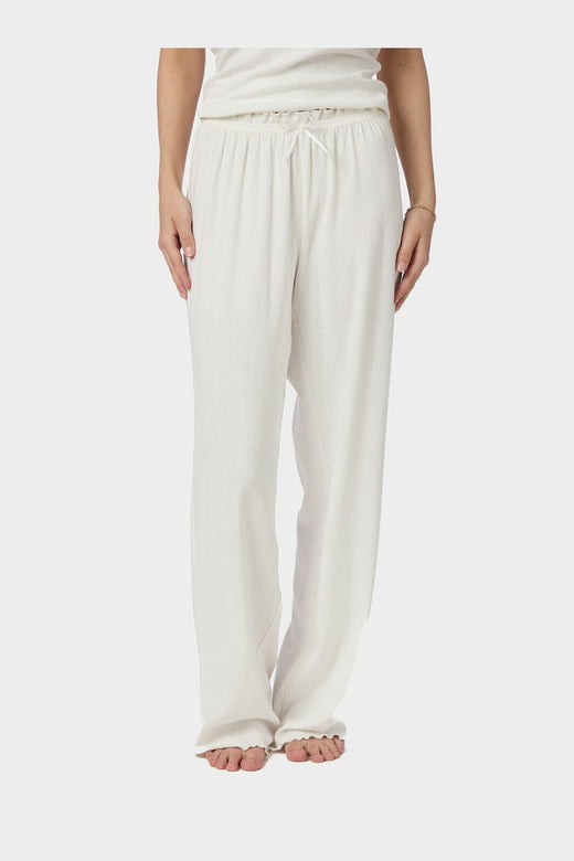 Neo Noir - Maris Pointelle Pants 167798 - 121 - Off White