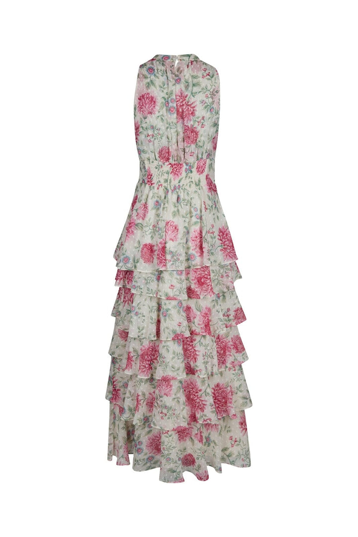 Neo Noir - Marli Big Flower Dress 168846 - 122 - Creme