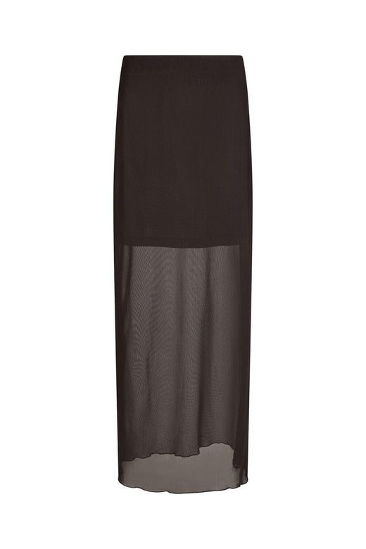 Neo Noir - Marlise Mesh Skirt 166014 - 676 - Dark Brown
