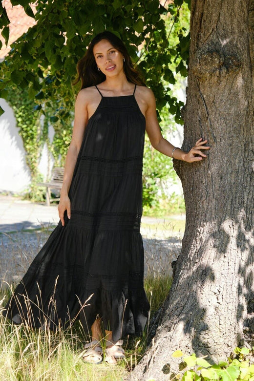 Neo Noir - Martina S Voile Dress 165427 - 100 - Black Kjoler 