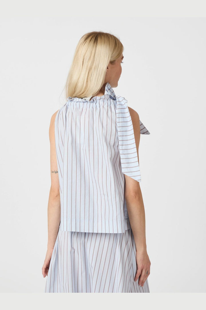 Neo Noir - Maula Stripe Top 165147 - 145 - Light Blue